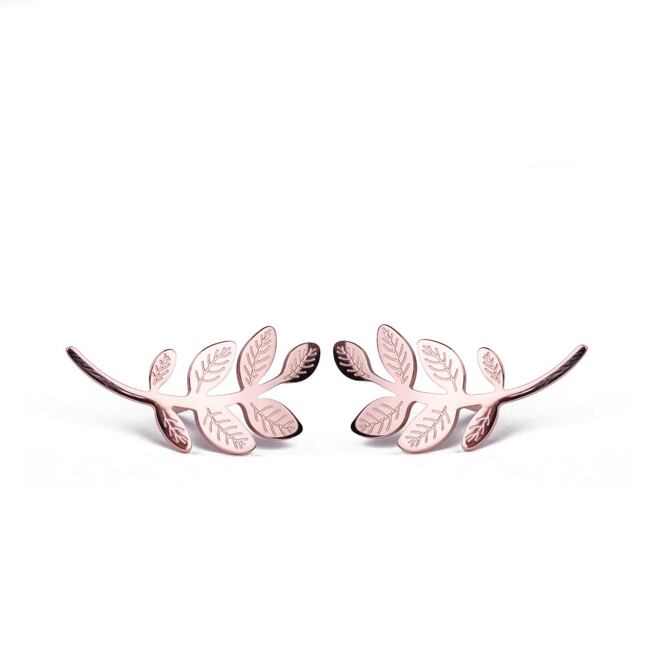 Náušnice VUCH Leaves Rose Gold