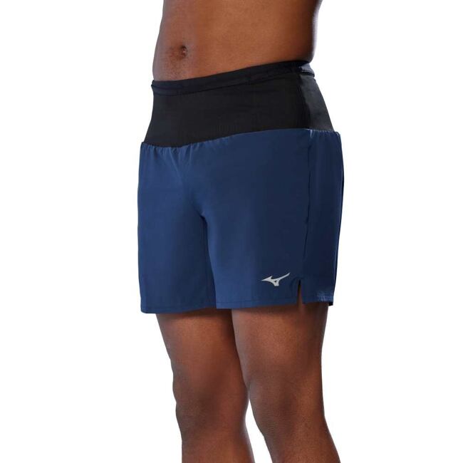 Pánské běžecké kraťasy Mizuno Multi Pocket – modré (Estate Blue)