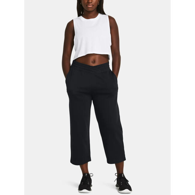 Dámské tepláky Under Armour Rival Terry Crop Wide Leg