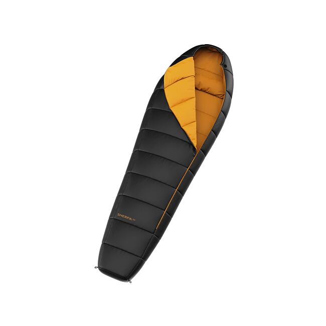 Lehký spacák Hannah SHERPA 300 jet black/inca gold
