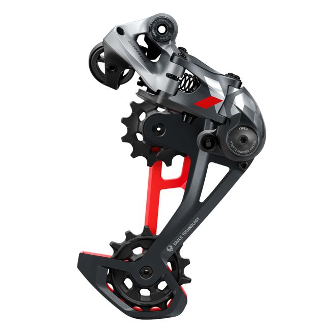 Cyklistické prehadzovačky Sram Am Rd X01 Eagle Red