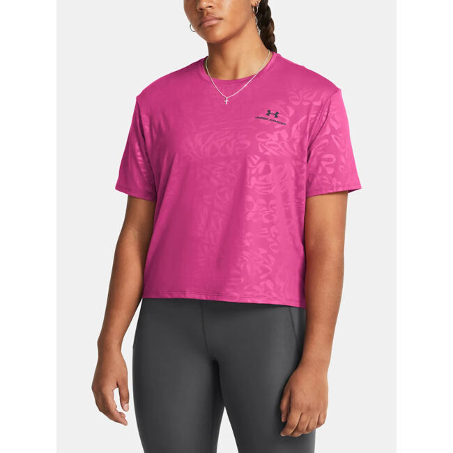 Dámské tričko Under Armour Vanish Energy Emboss Crop SS