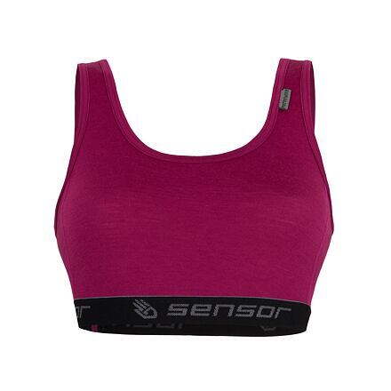 SENSOR MERINO ACTIVE dámská podprsenka lilla velikost S