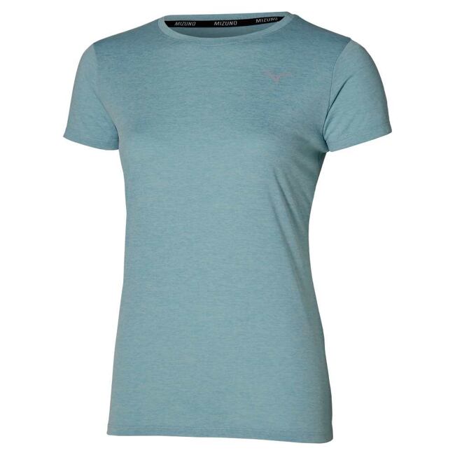 Dámské sportovní tričko Mizuno Impulse Core Tee – modré Cloud Blue