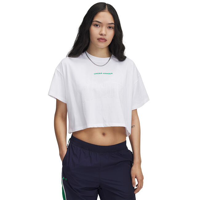 Dámské tričko Under Armour W Varsity Mix HW SS Crop