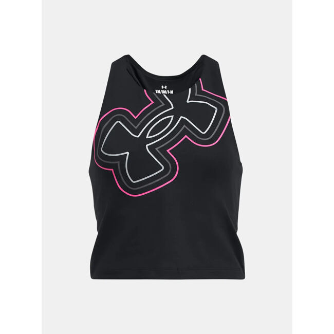 Dívčí tílko Under Armour Motion Branded Crop Tank