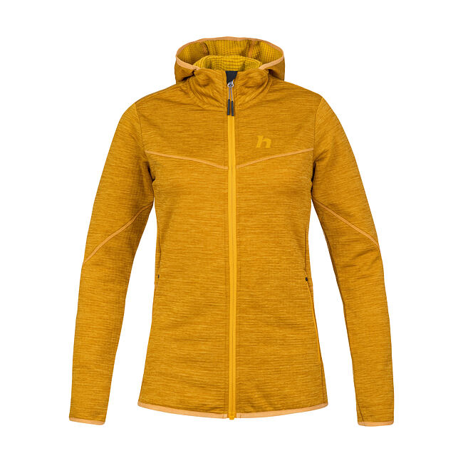 Dámská mikina Hannah DAGNYS HOODY golden yellow mel