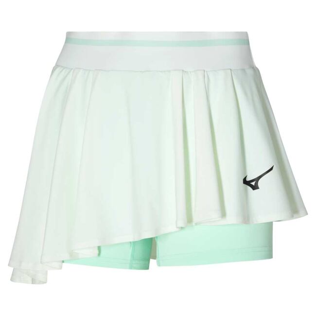 Dámska športová sukňa Mizuno Frontier Flying – White/Bay