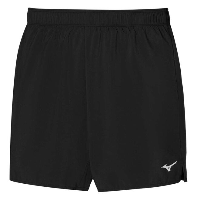 Dámské 2v1 běžecké šortky Mizuno Trail ER – černé