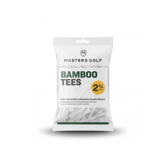 Golfové bambusové týčka Masters Bamboo Tees 70mm - 20ks