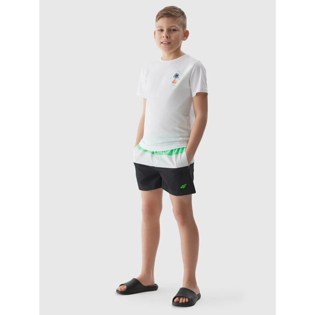 Chlapecké plážové šortky typu boardshorts 4F