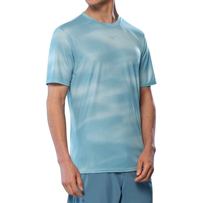 Pánské sportovní tričko Mizuno Core Graphic – Cloud Blue