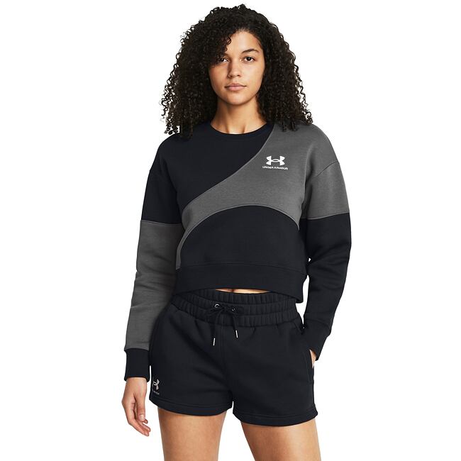 Dámska mikina Under Armour Essential Fleece Crop Crew