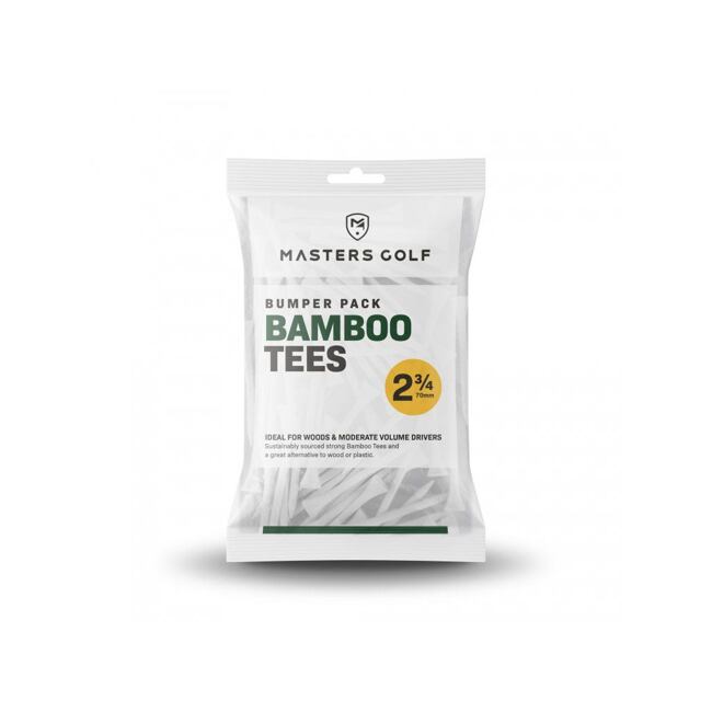 Golfové bambusové týčka Masters Bamboo Tees 70mm - 110ks