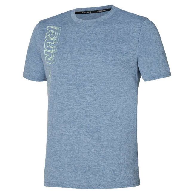 Pánské sportovní tričko Mizuno Core Run Tee – šedé (Citadel)