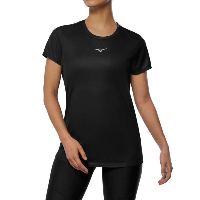 Dámské sportovní tričko Mizuno Core Graphic – černé Black Oni