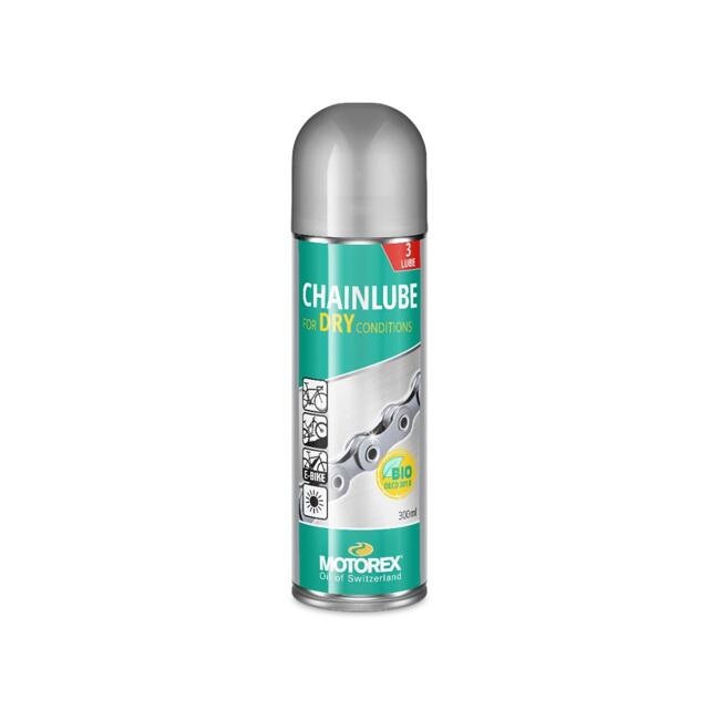 Cyklistické mazivo Motorex Chain Lube For Dry Conditions Sprej