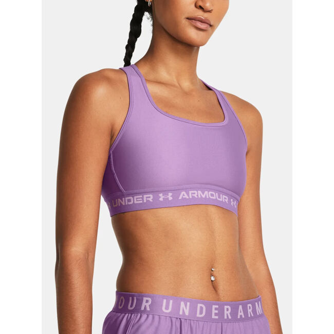 Podprsenka Under Armour Crossback Mid Bra - fialová