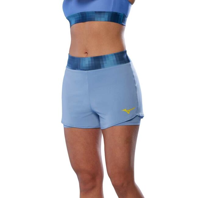 Dámské sportovní šortky Mizuno Flex – Bel Air Blue
