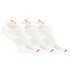 Unisex ponožky Merrell MEA33566T3B2 WHITE CUSHIONED COTTON LOW CUT TAB (3 packs)